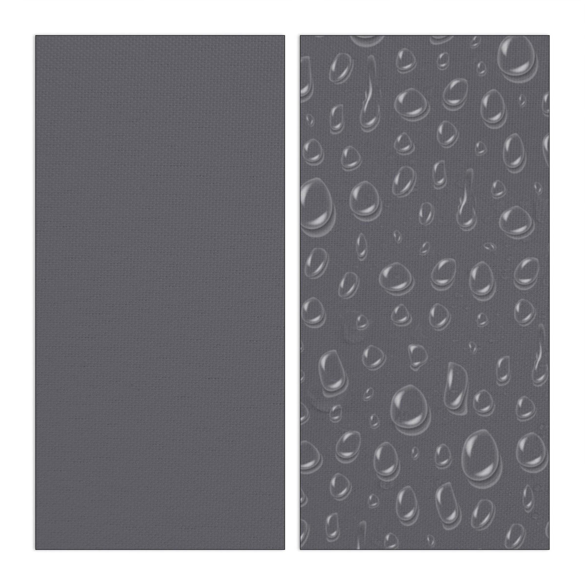 Sun sail rectangular grey