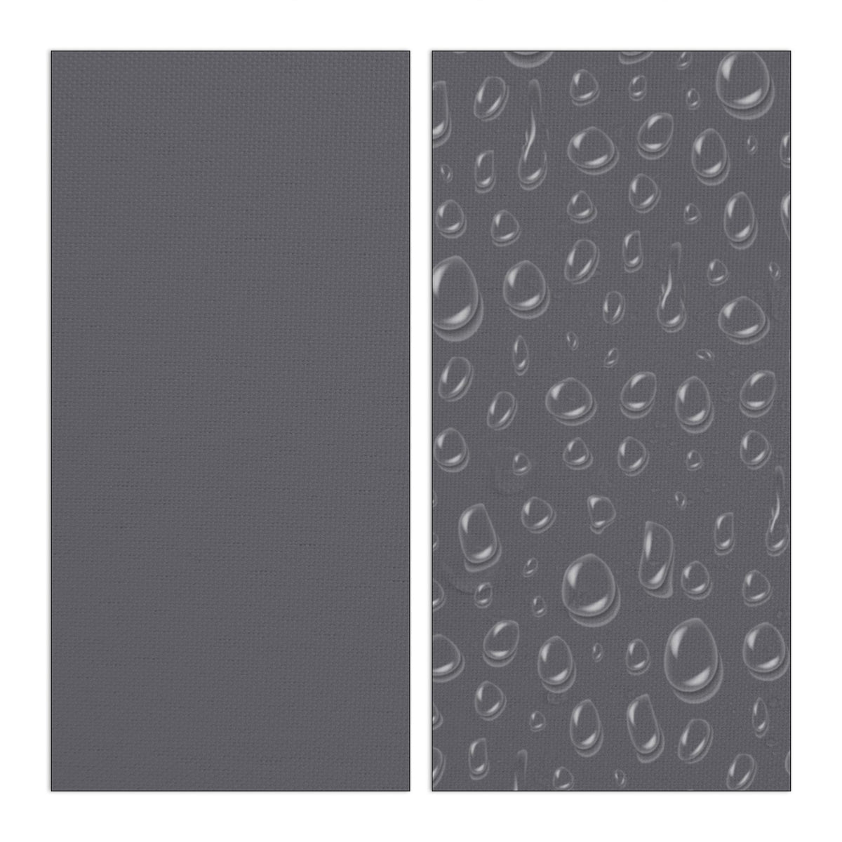 Sun sail rectangular grey