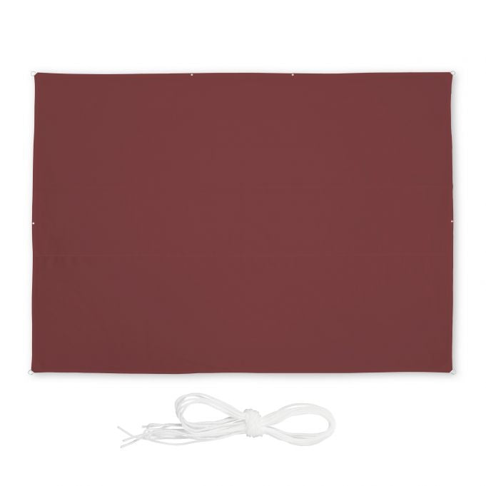 Sun sail rectangular maroon