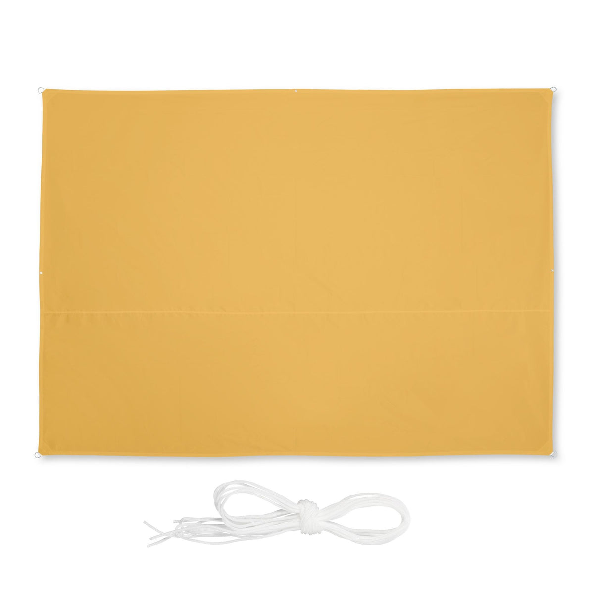 Sun sail rectangular yellow