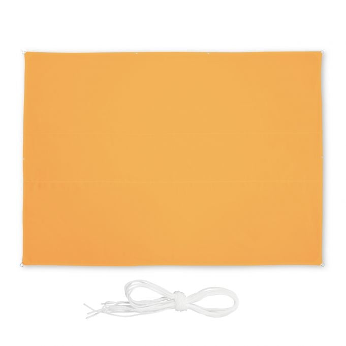 Sun sail rectangular yellow