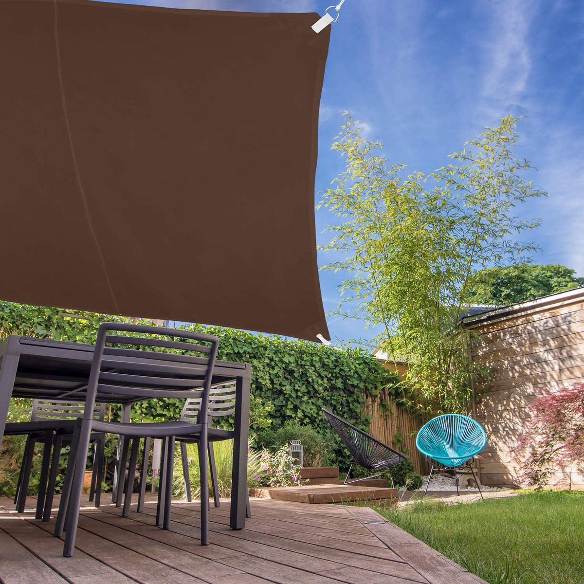 Sun sail square brown