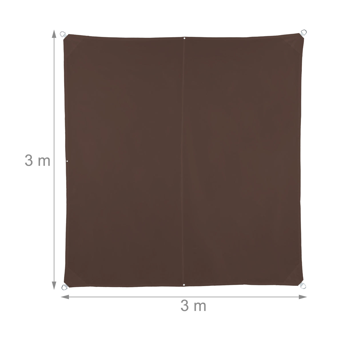 Sun sail square brown
