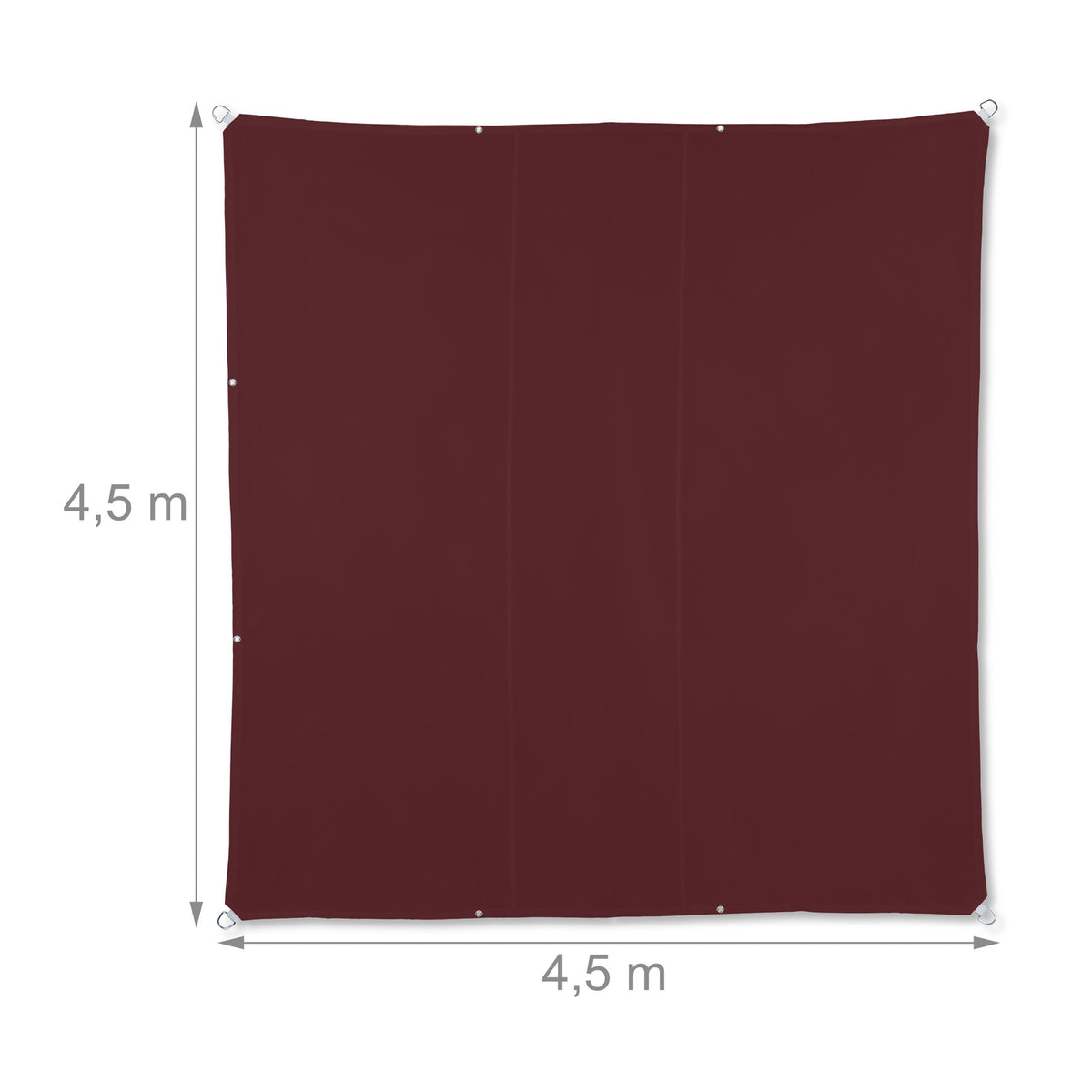 Sun sail square maroon