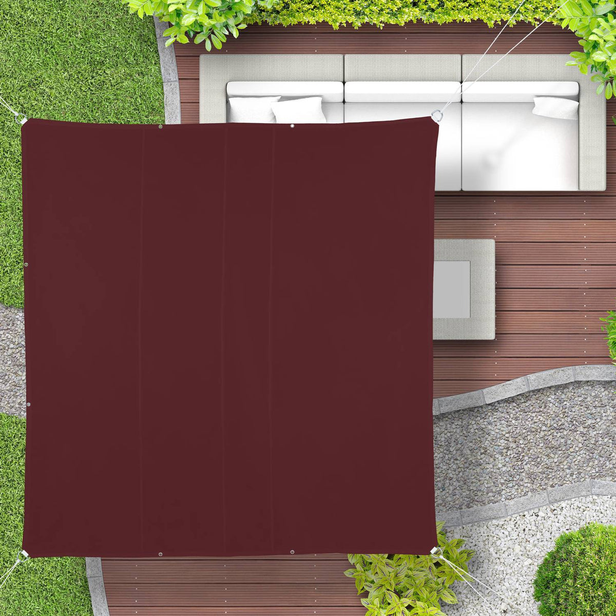 Sun sail square maroon
