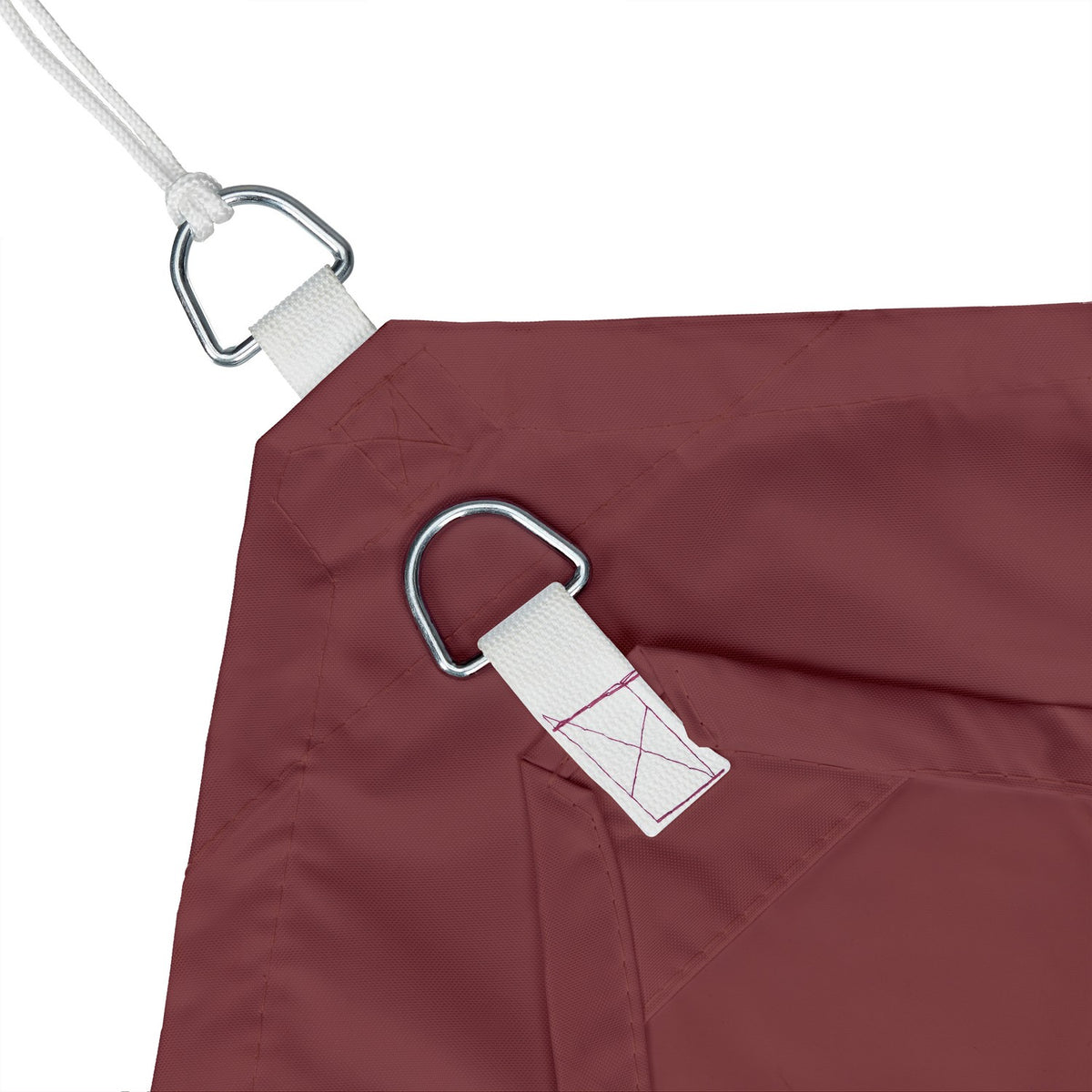Sun sail trapezoidal maroon
