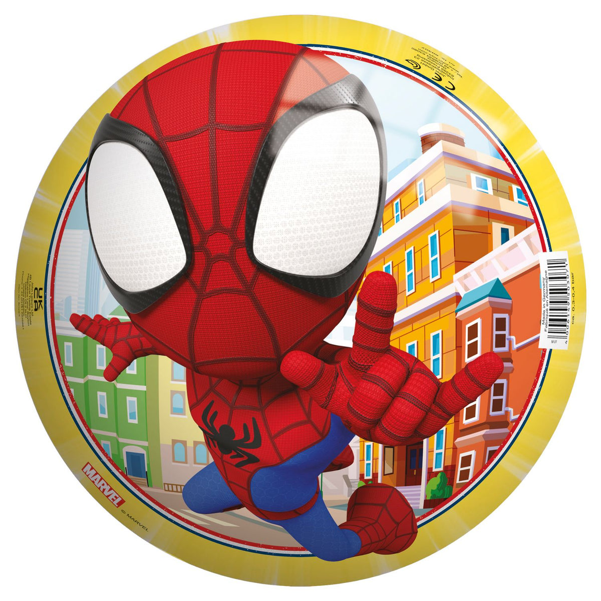 Superhero Vinyl Ball, 23 cm, Multiple Designs