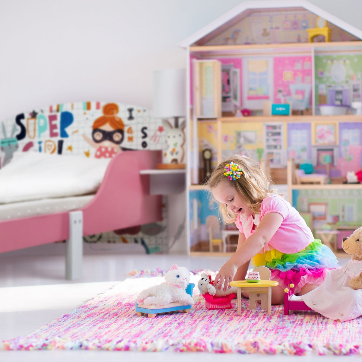 Superhero cot with storage