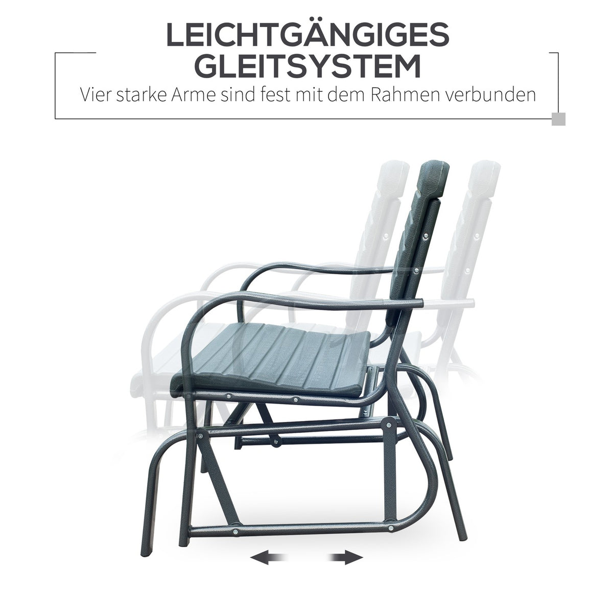 Swing Bench For The Garden Metal Garden Bench Garden Swing 2 Seater Ideal For Garden & Park