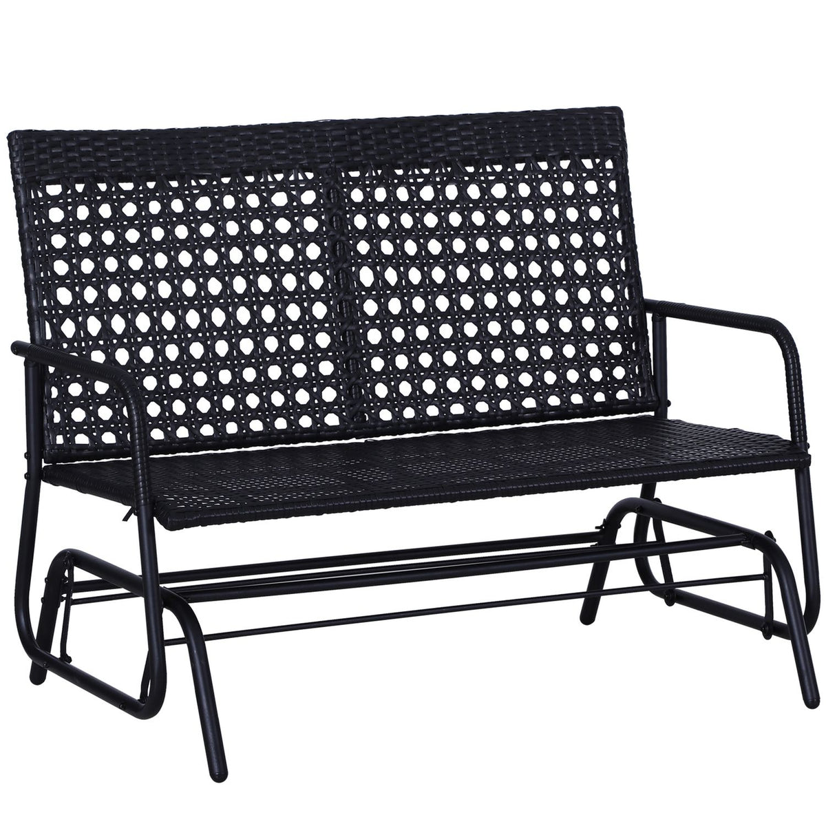 Swing Bench Garden Swing Garden Bench Bench Swing 2-Seater Polyrattan