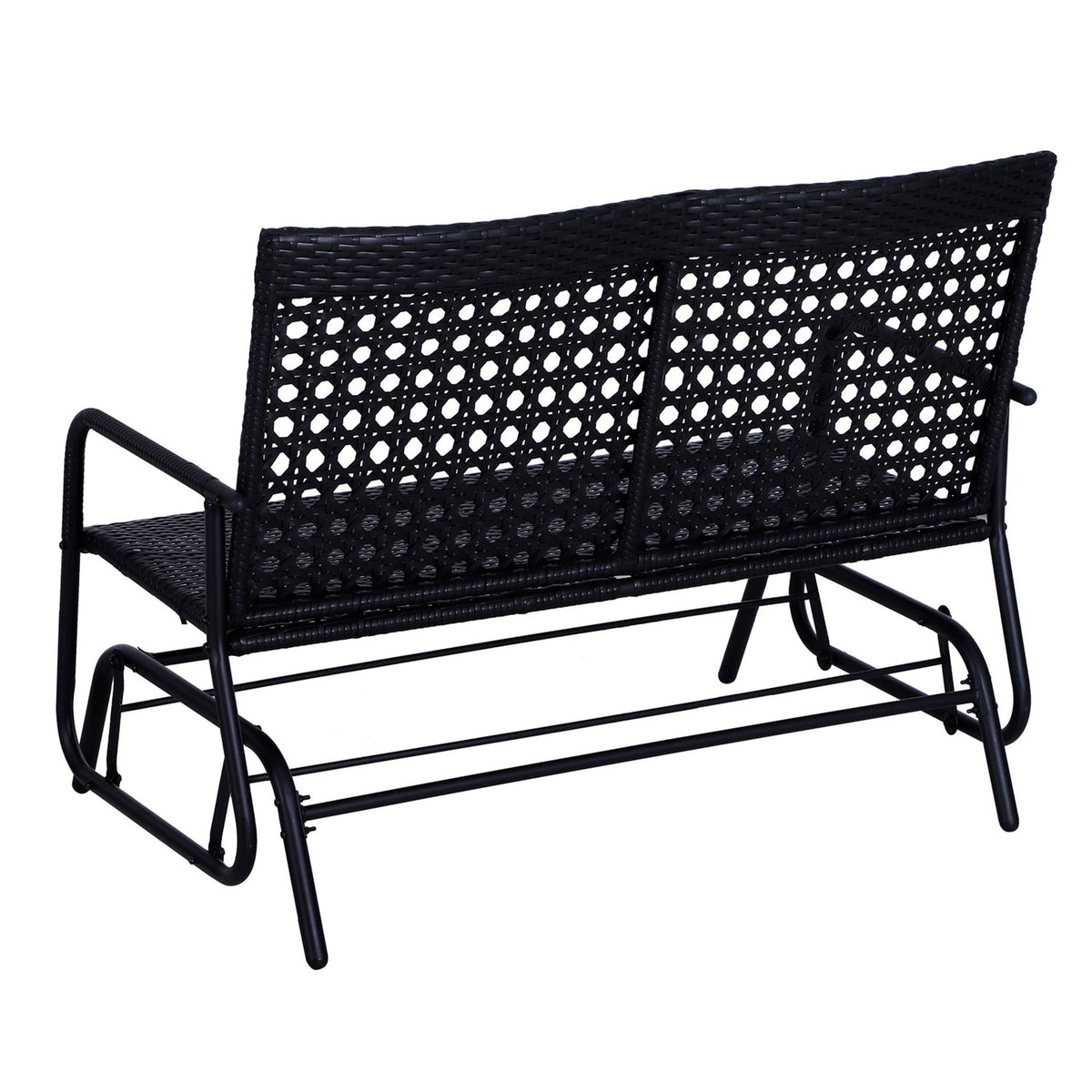 Swing Bench Garden Swing Garden Bench Bench Swing 2-Seater Polyrattan