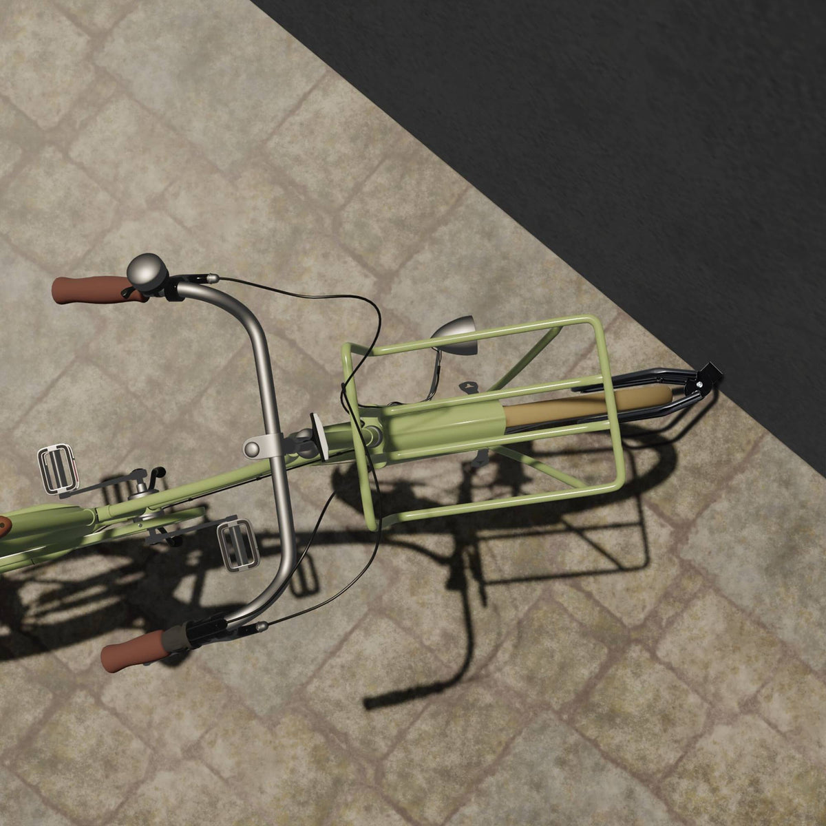 Swivel wall-mounted bicycle rack