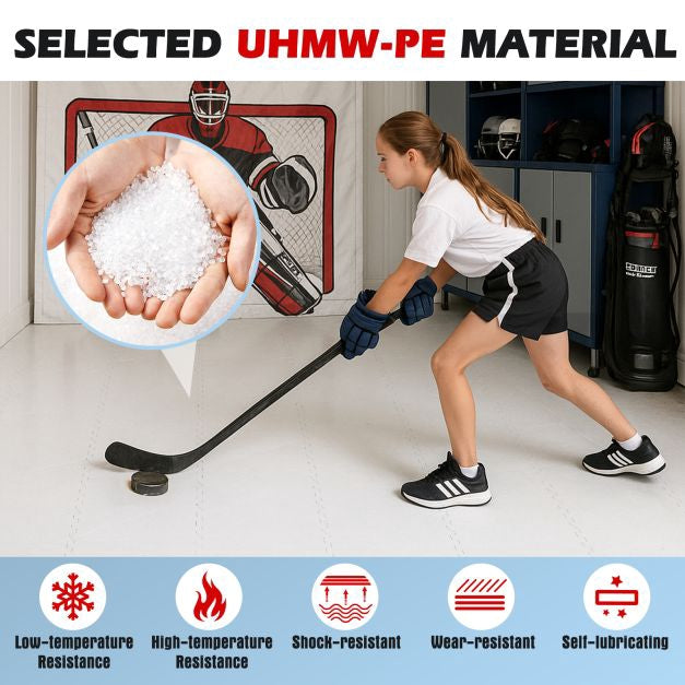 Synthetic Ice Tiles 10-Pack, UHMW-PE, 46.5 cm