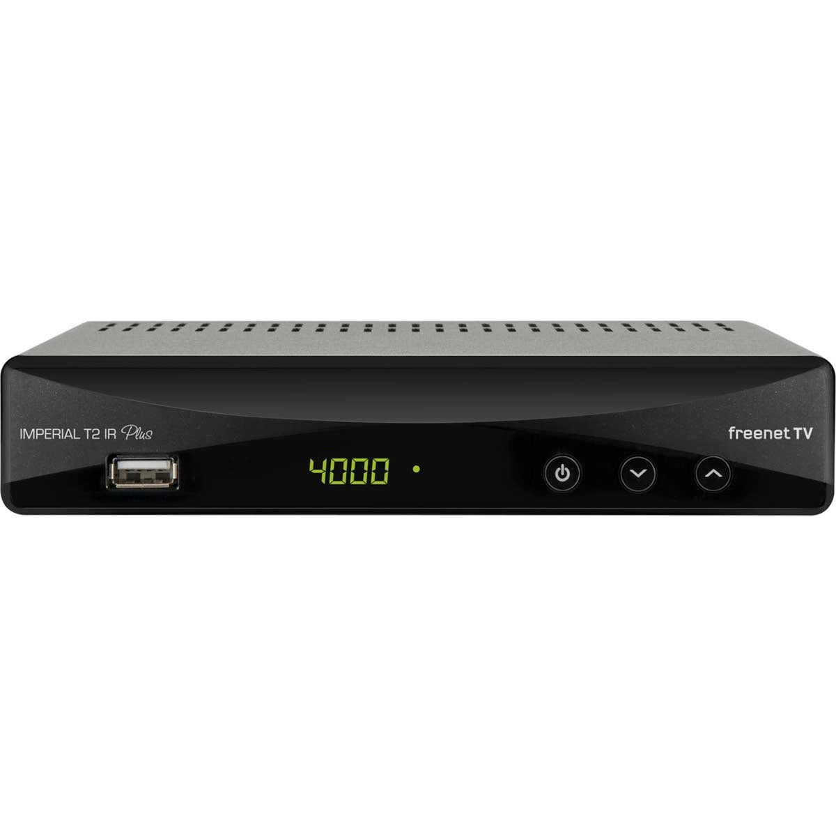 T2 IR Plus DVB-T2 Receiver with Integrated Freenet TV Decryption System (Incl. 3 Months of Freenet TV) Black