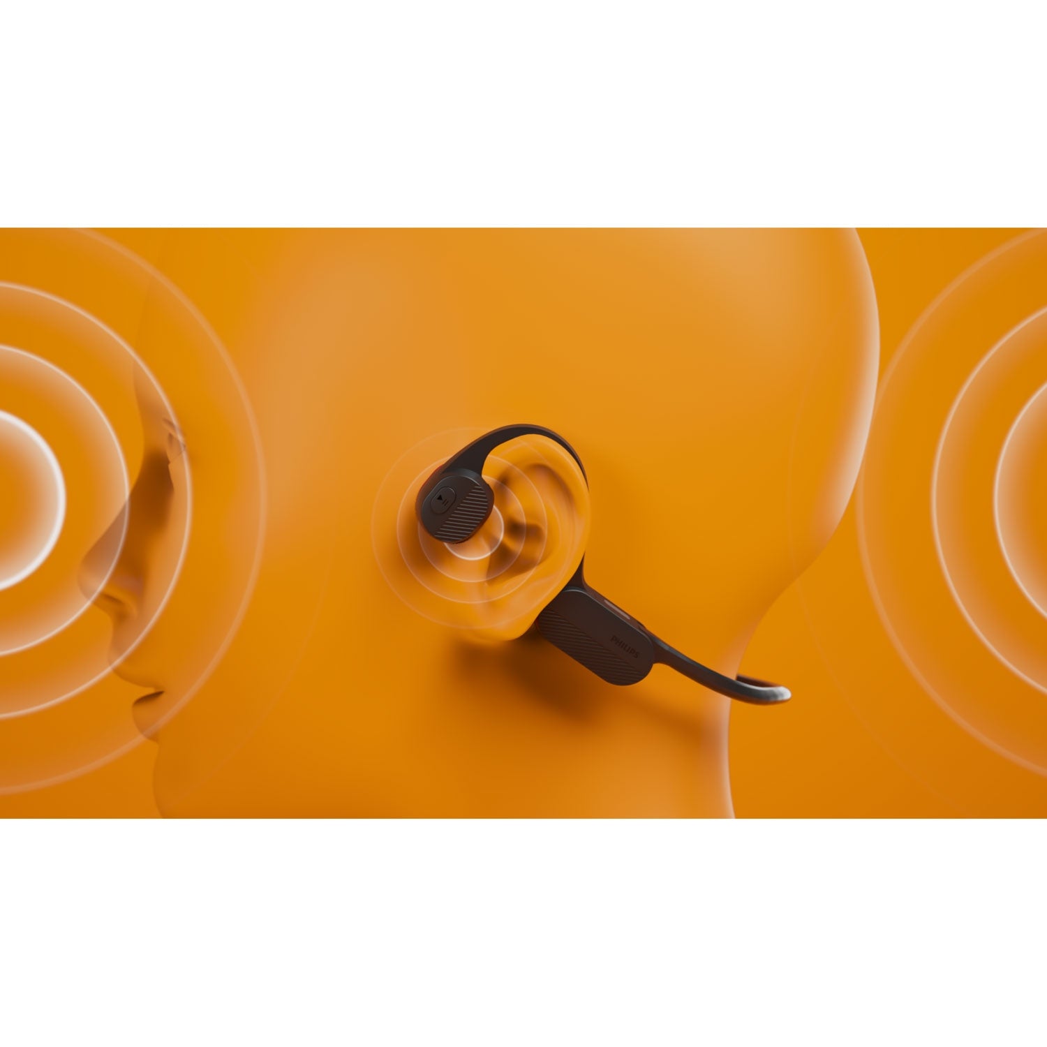 TAA5608BK Wireless open-ear sports headphones, bone conduction, IPX5 class. Black.