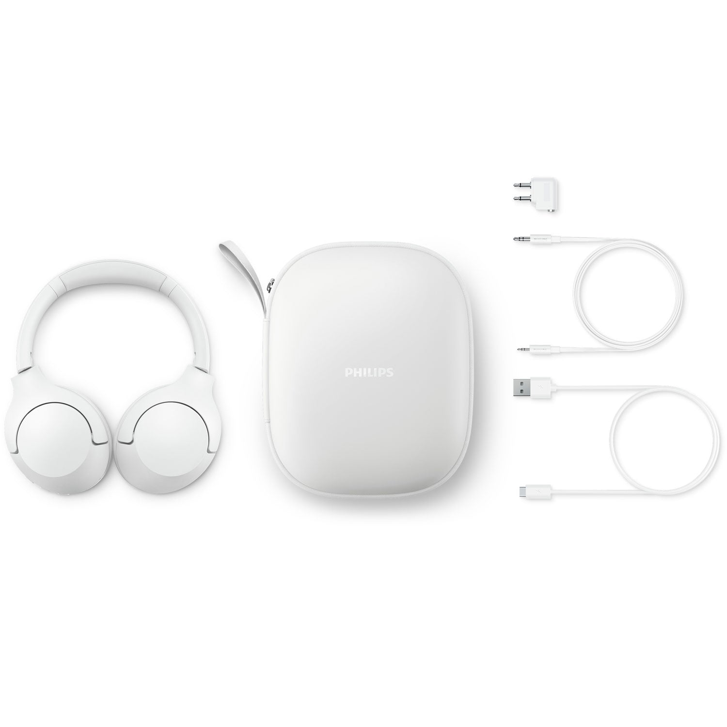 TAH8506WT Wireless Headphones, Noise Canceling Pro, Elegant Style. Up to 60 hours of playing time. White.