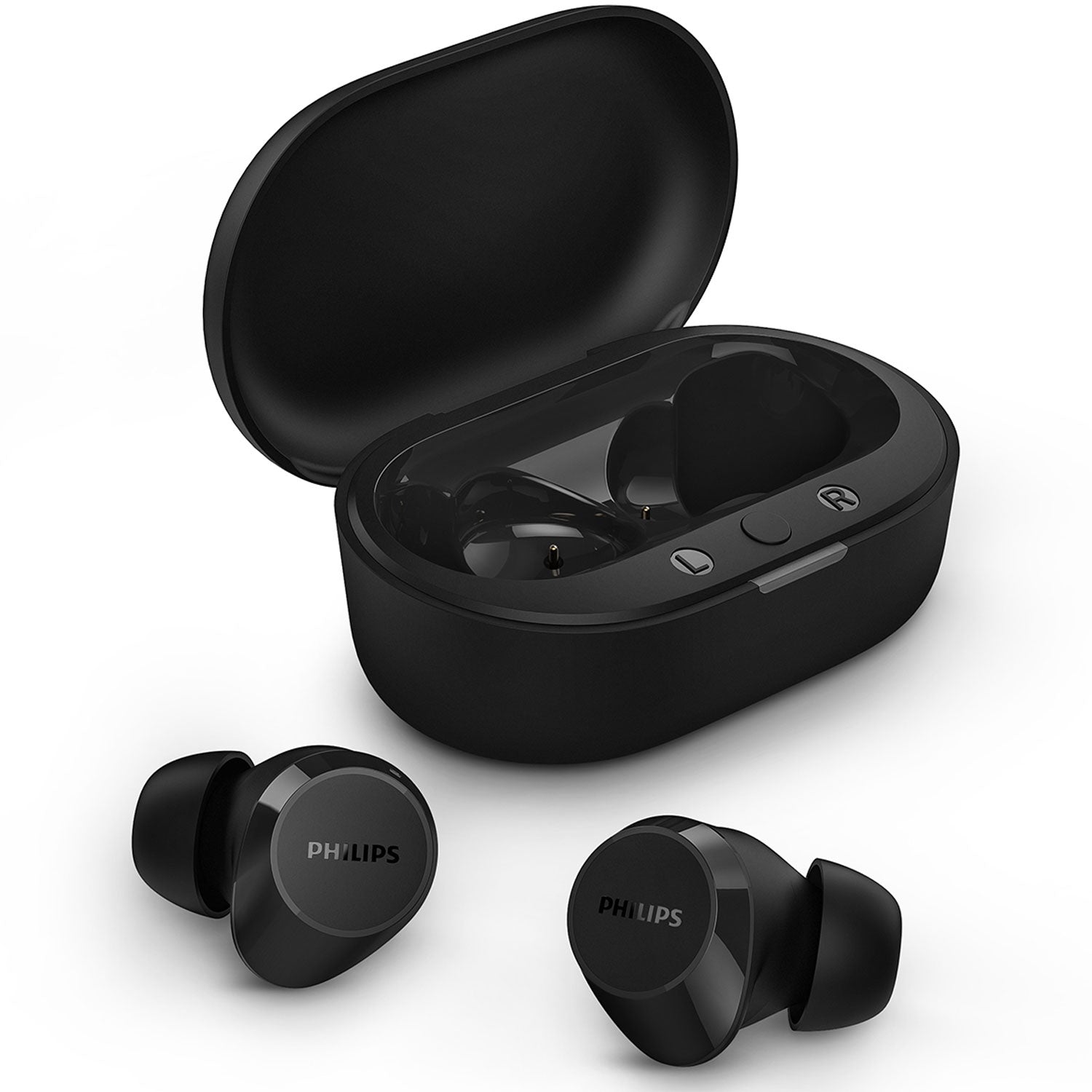 TAT1209BK True Wireless Headphones. Small and comfortable. 6+18 hours of playing time. IPX4 class. Black.