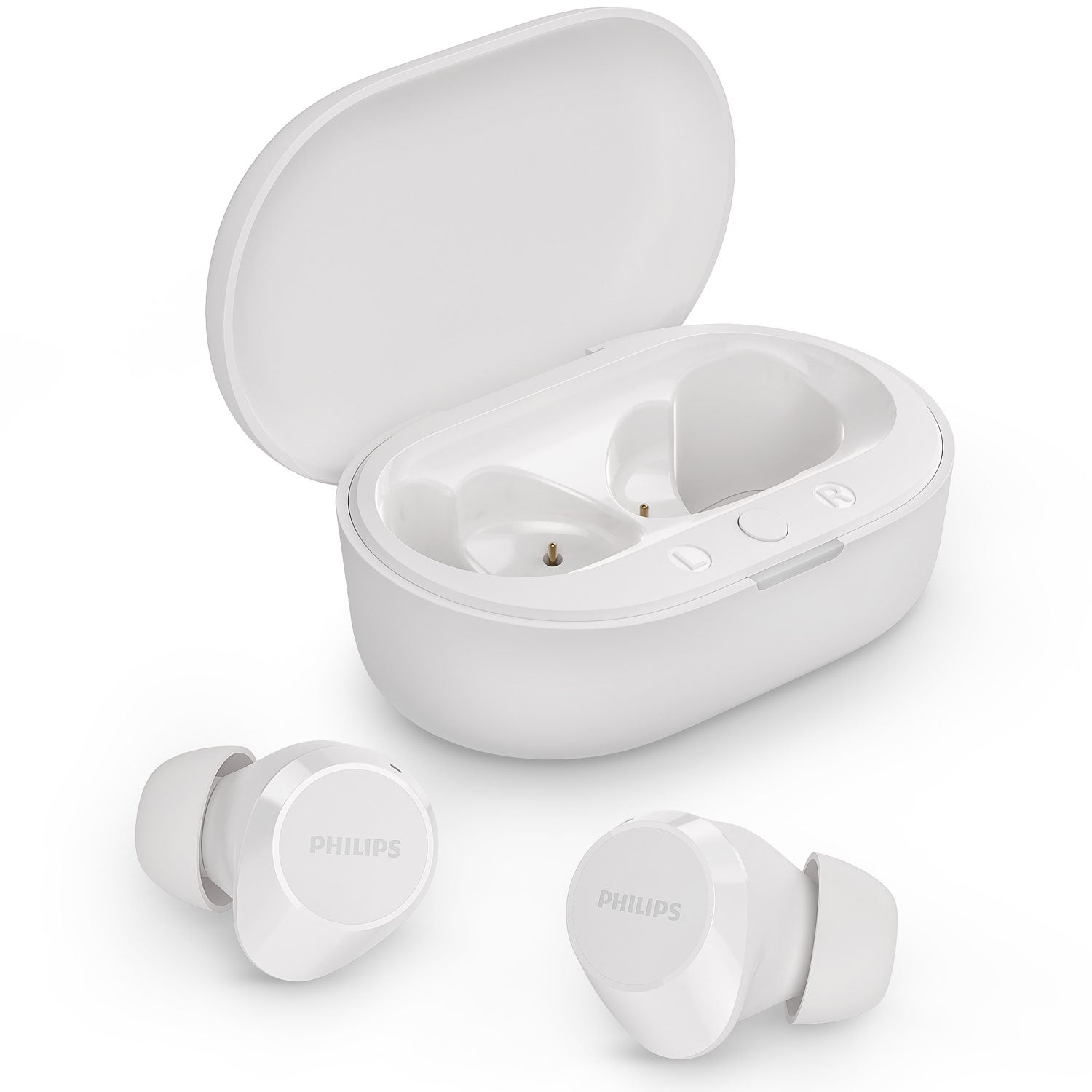 TAT1209WT True Wireless Headphones. Small and comfortable. 6+18 hours of playing time. IPX4 class. White.