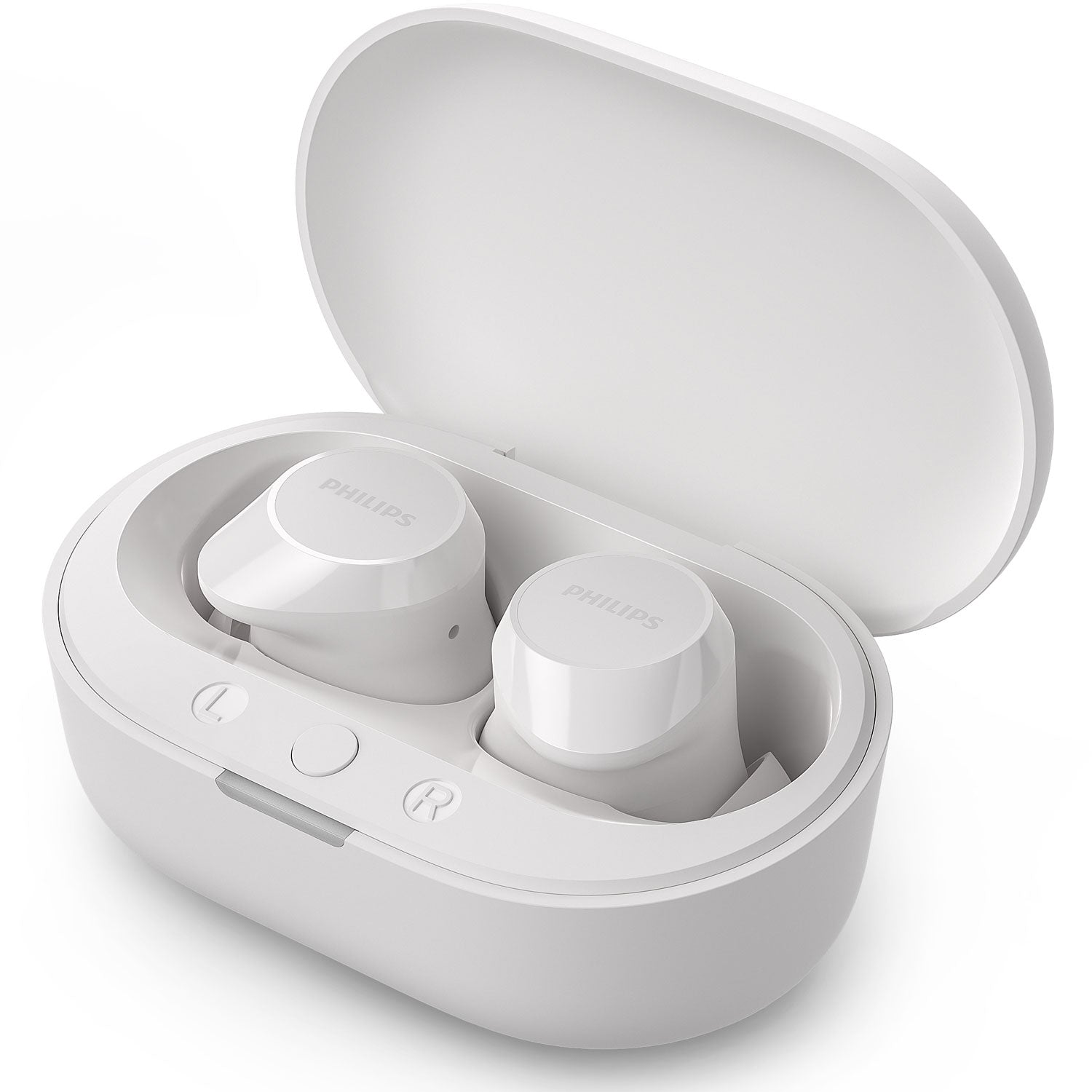 TAT1209WT True Wireless Headphones. Small and comfortable. 6+18 hours of playing time. IPX4 class. White.