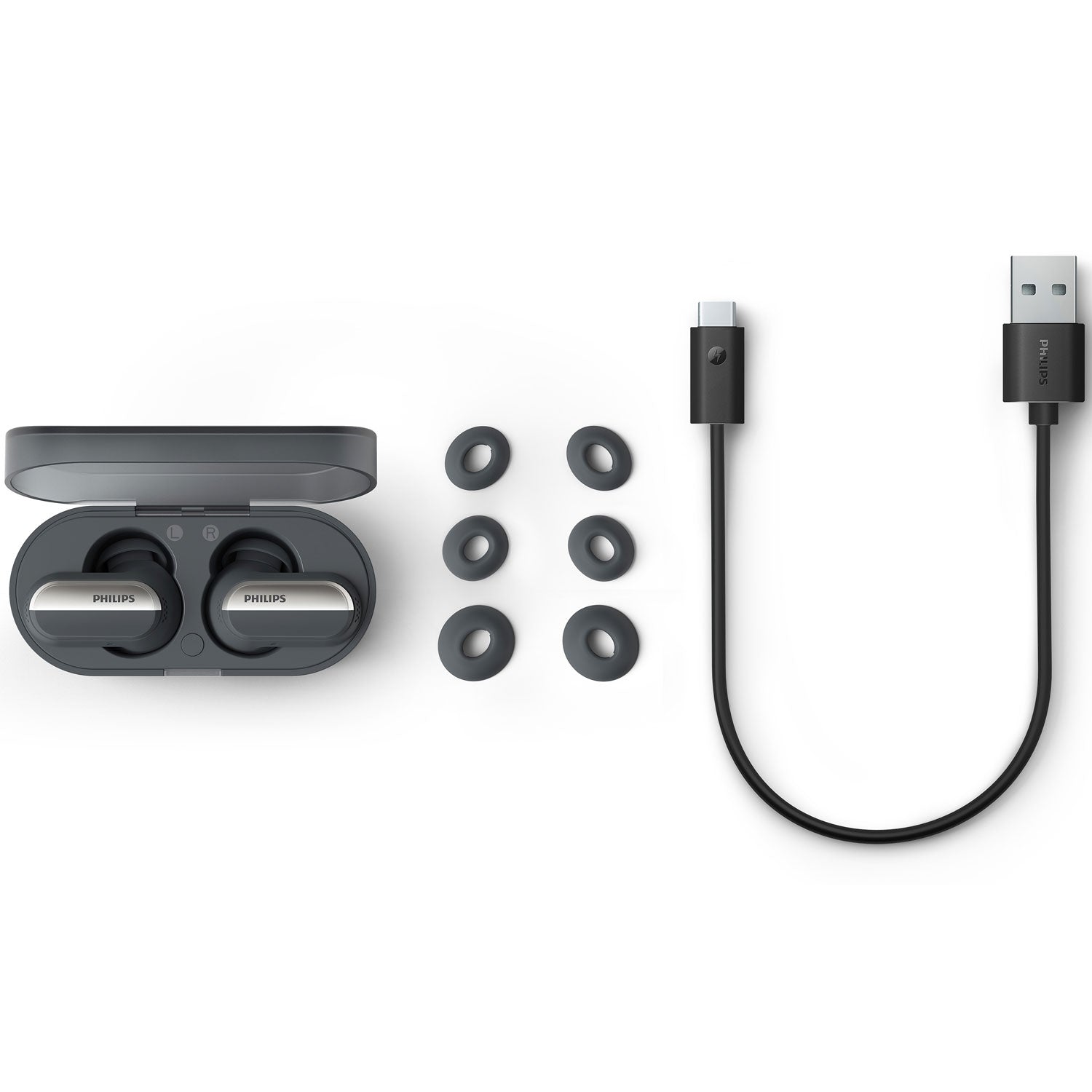 TAT6908BK True Wireless Headphones with Noise Reduction Pro and Conversation Mode. Black.