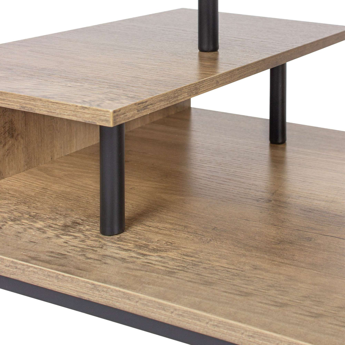 TV Stand with Open Shelves for 55-Inch Screens