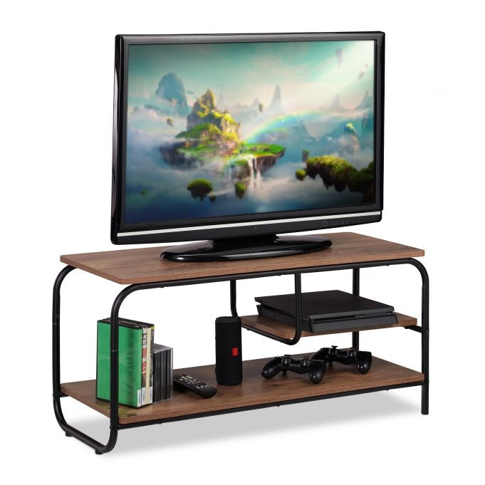 TV cabinet with shelves
