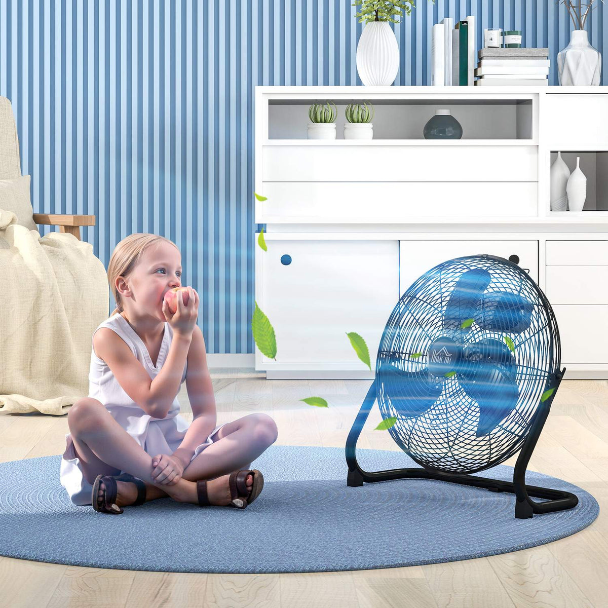 Table Fan Electric Fan with 3 Speed Levels, 120° Adjustable Angle for Home, Office, Bedroom, Black |