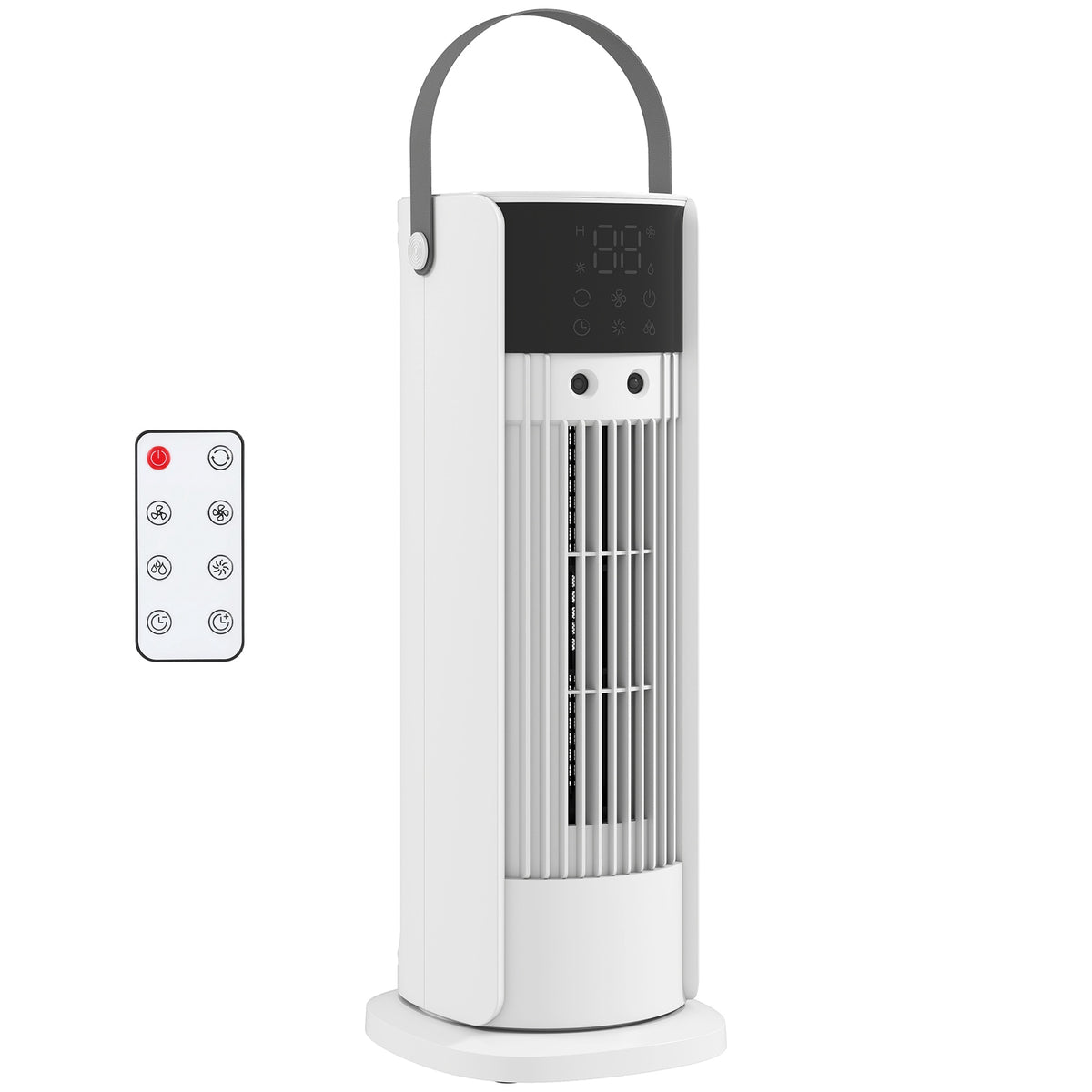 Table Fan with Mist, 3 Speeds, 90 Oscillation, Timer