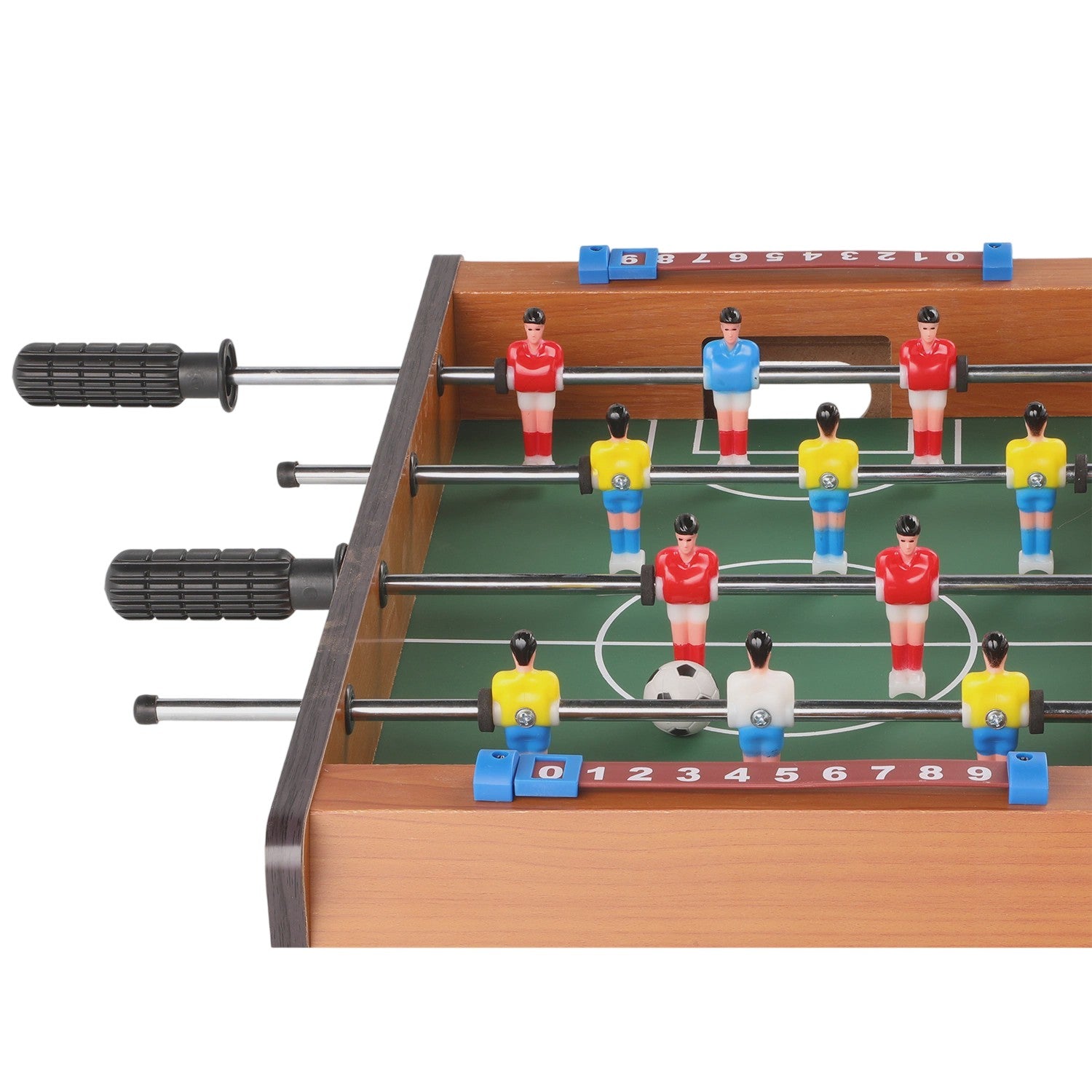 Table Football Game, MDF, 51x51x10 cm, 2 Balls Included
