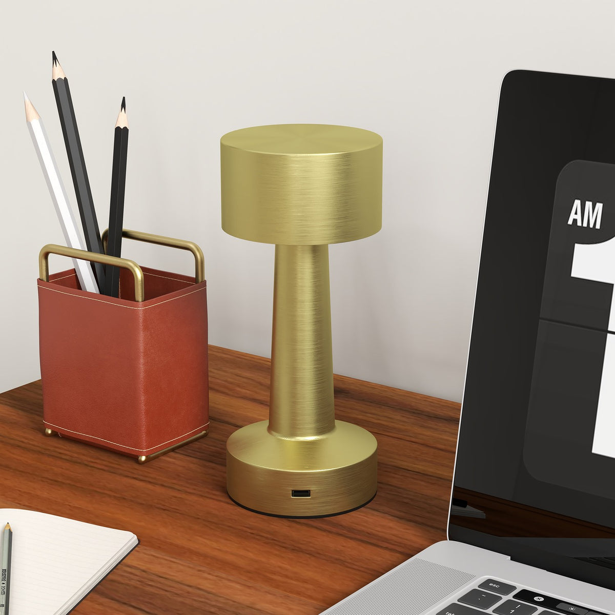 Table Lamp Rechargeable Led Table Lamp, Touch Switch, For Desk & Bedside Table