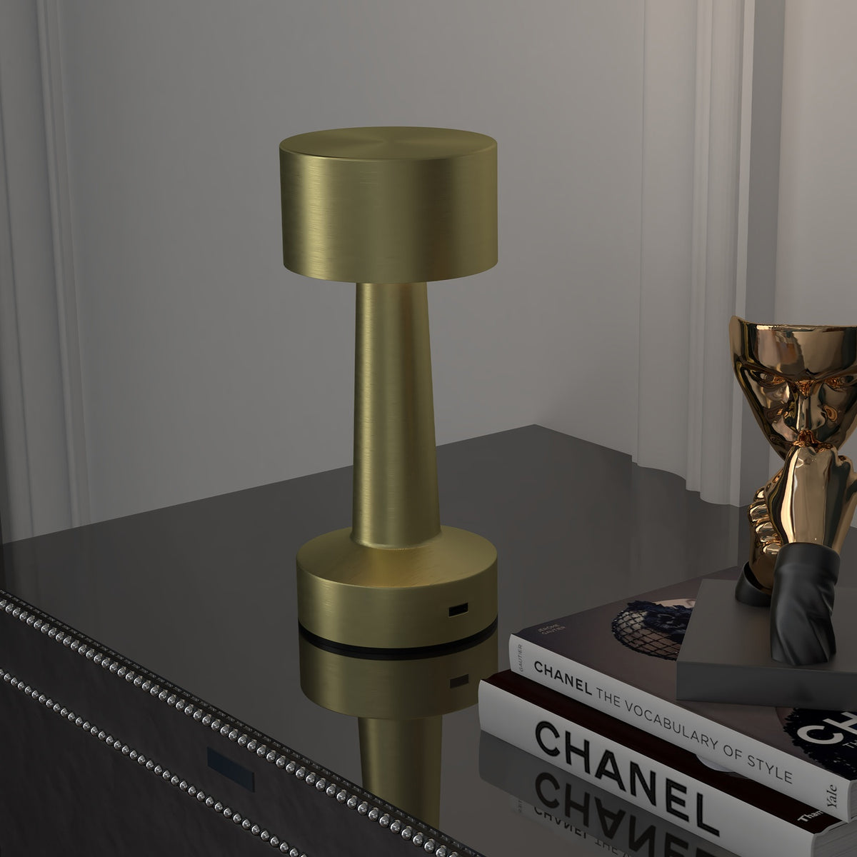 Table Lamp Rechargeable Led Table Lamp, Touch Switch, For Desk & Bedside Table