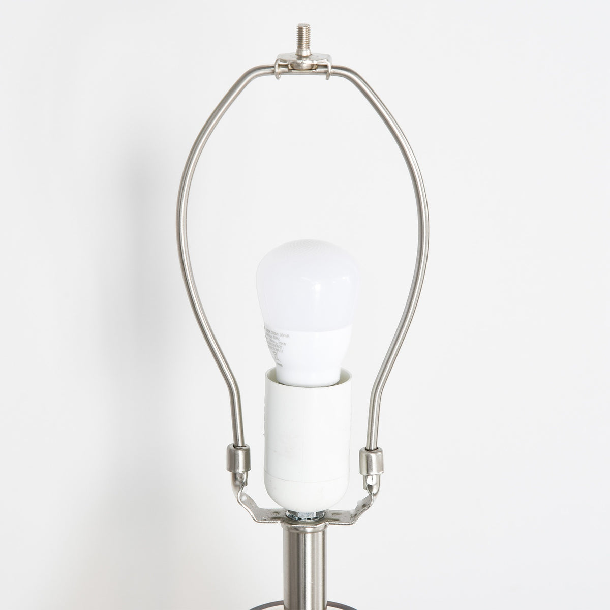 Table Lamp Set Of 2 Bedside Lamps With E27 Socket, 40W, Glass, Linen, Steel, Amber, Ø30 X 56H Cm