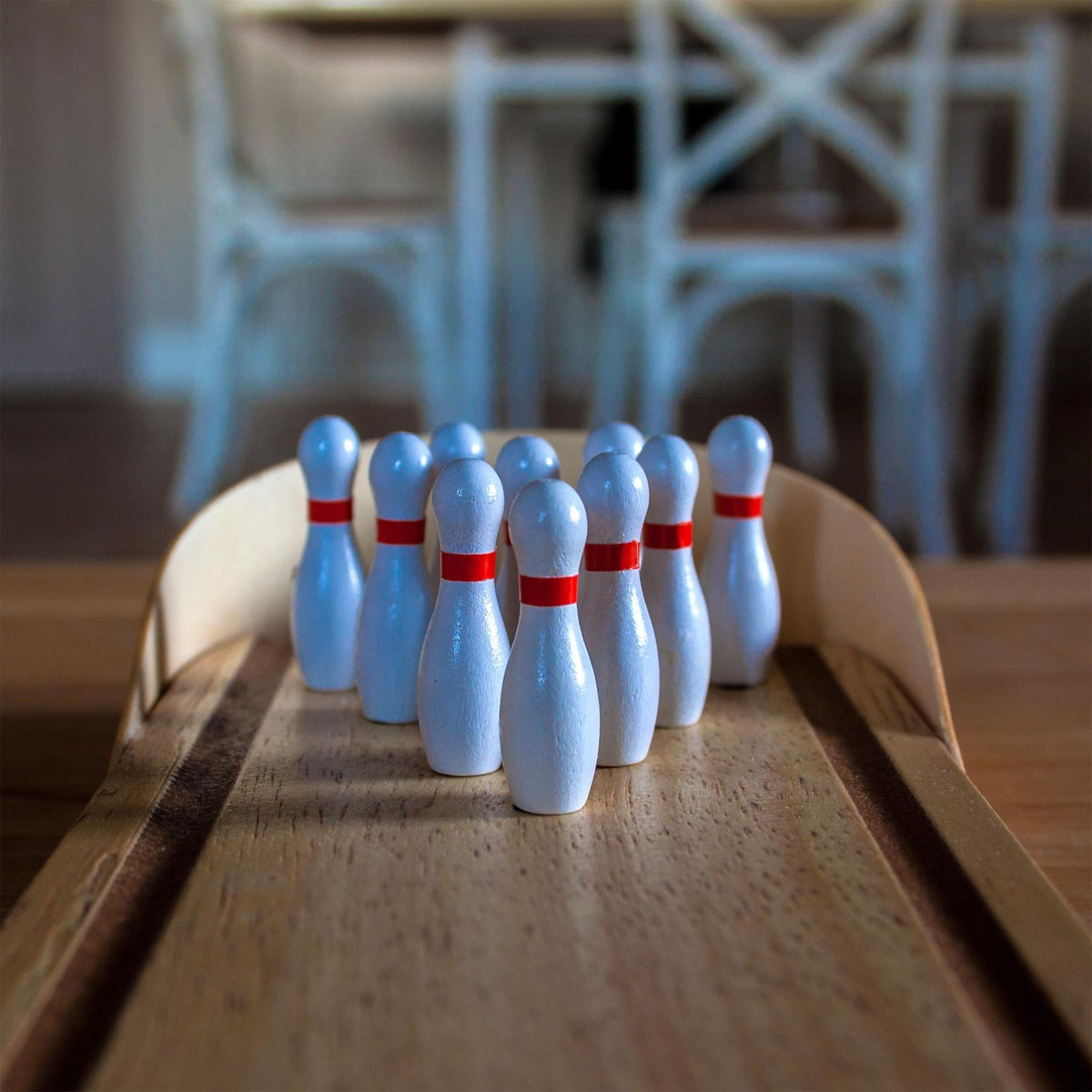 Table bowling mini game