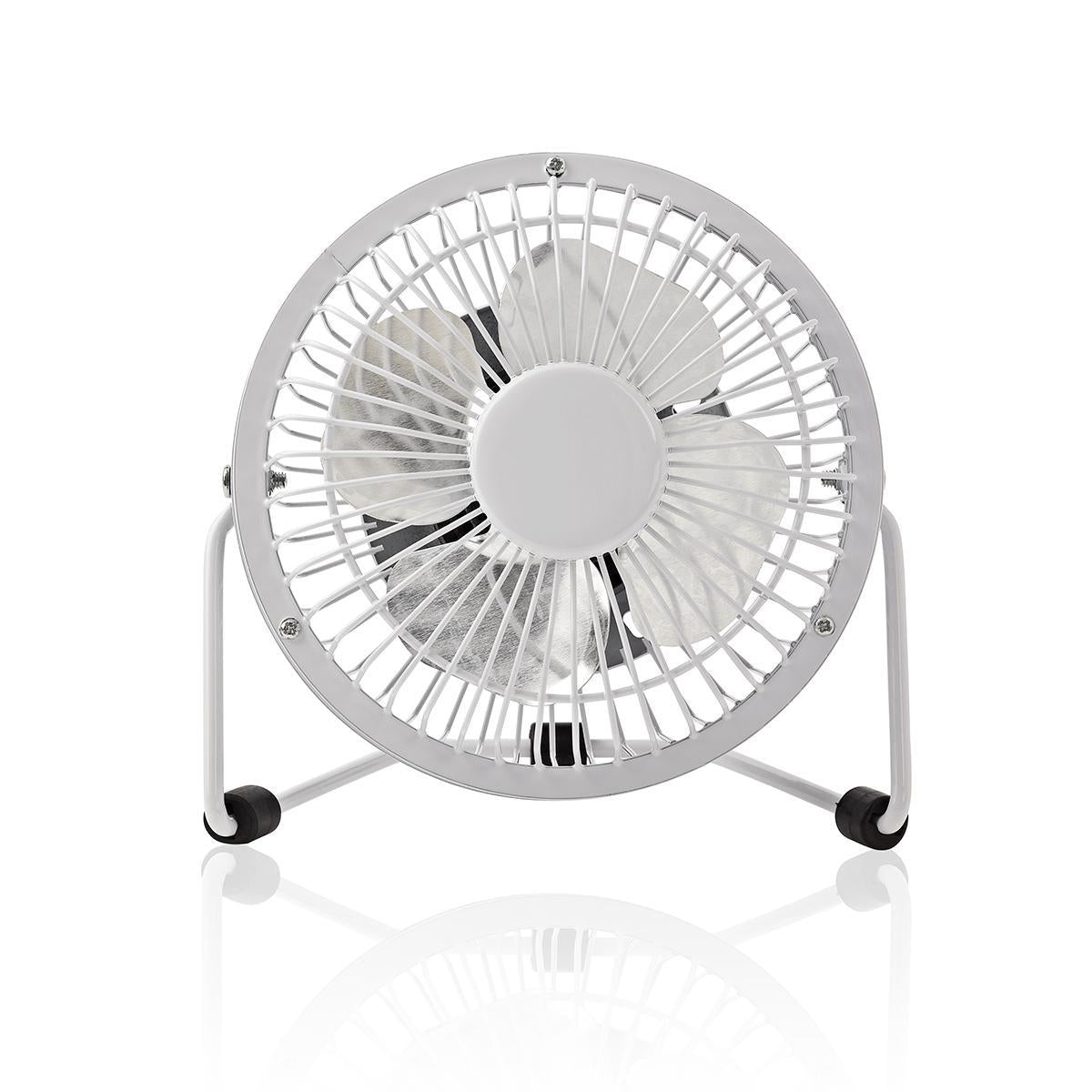 Table fan | USB Power | Diameter: 100 mm | 3 W| 1-Speed | White