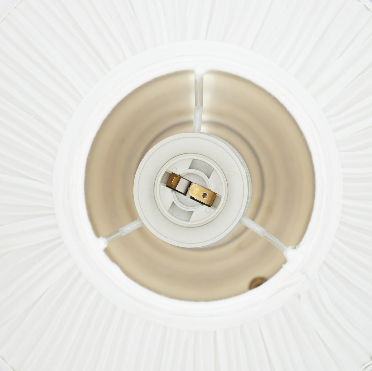Table lamp white gold
