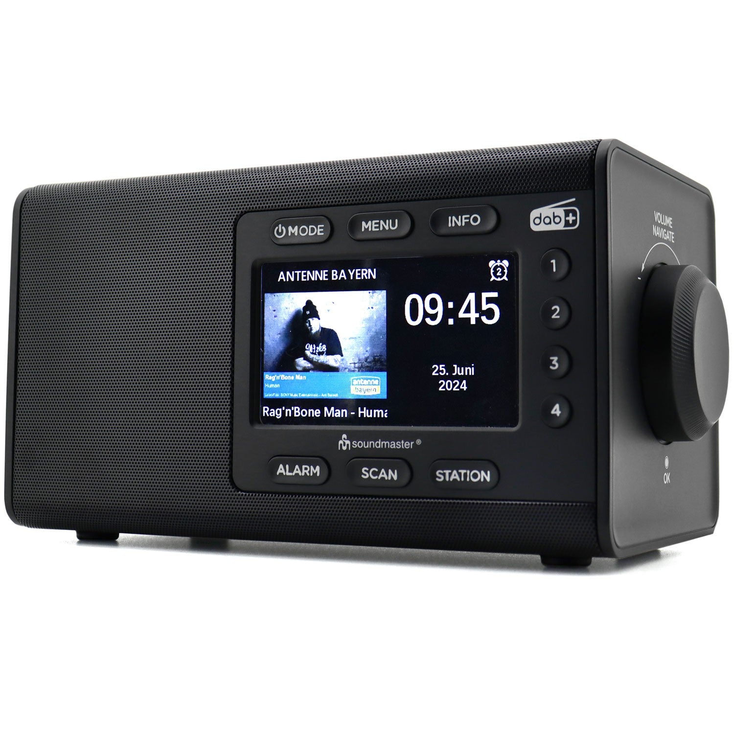 Table radio Color display Preset buttons DAB900SW Black