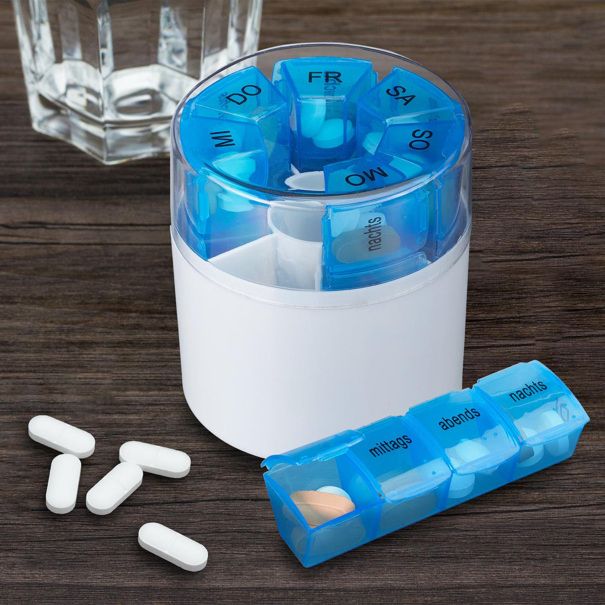 Tablet Box 7 days 4 compartments