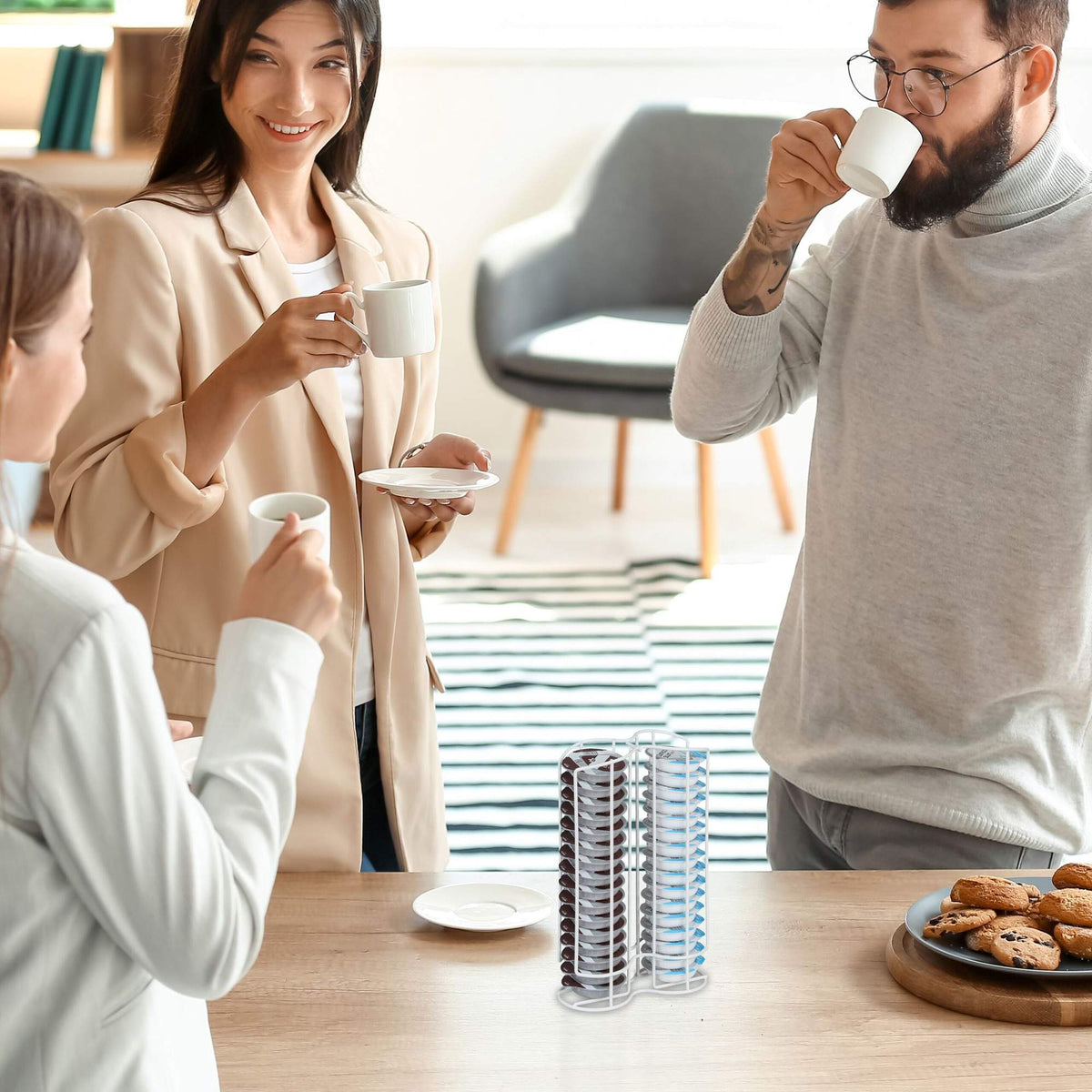 Tassimo capsule holder for 32 capsules