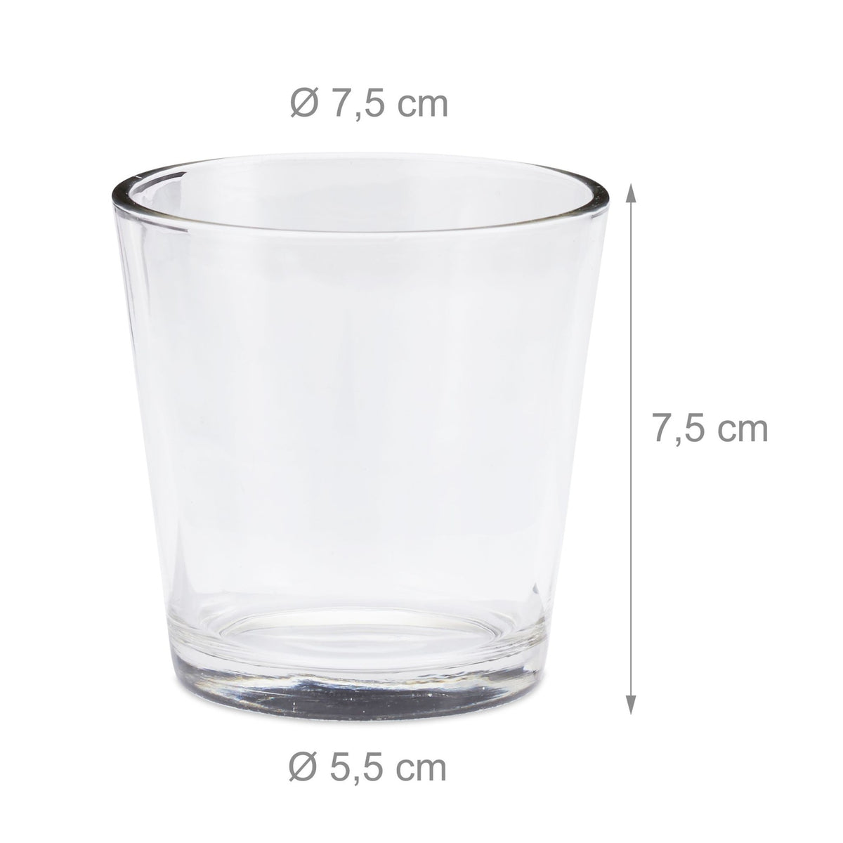 Tea Light Glasses Set of 2