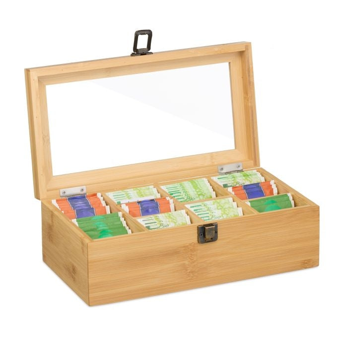 Tea box with 10 compartments