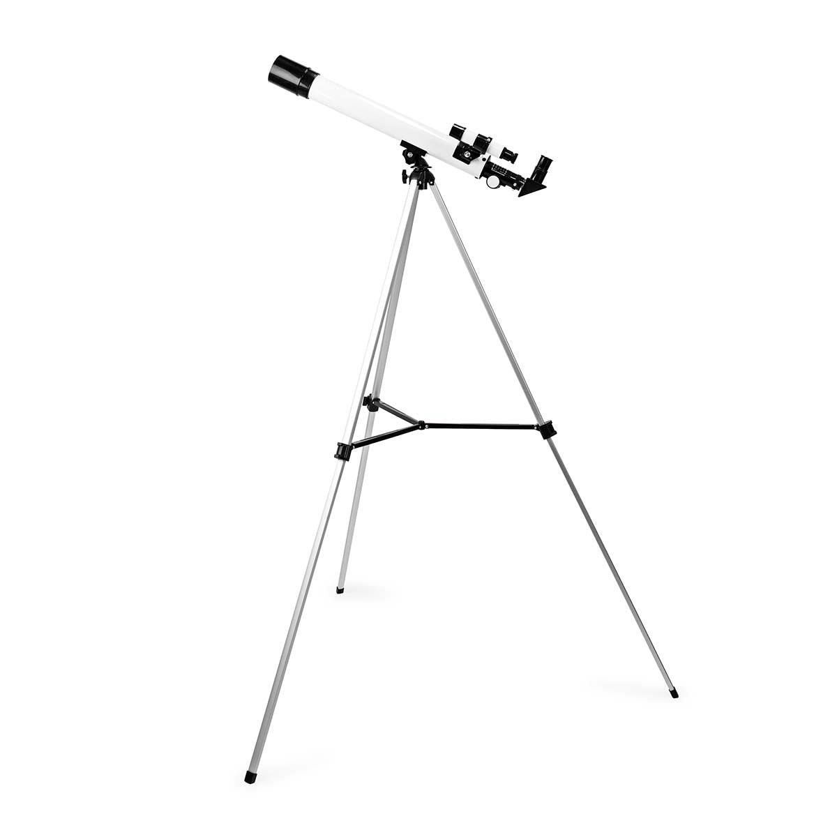 Telescope | Aperture: 50 mm | Focal length: 600 mm | Finder scope: 5 x 24 | Maximum working height: 125 cm | Tripod | Black / White