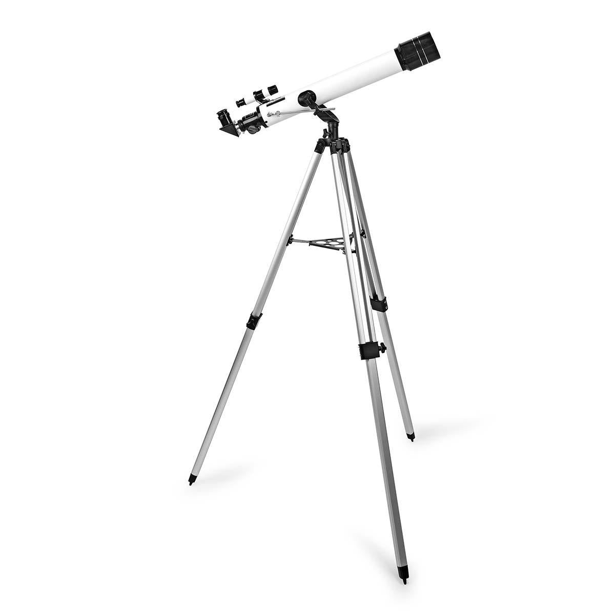 Telescope | Aperture: 70 mm | Focal length: 700 mm | Finderscope: 5 x 24 | Maximum working height: 125 cm | Tripod | Black / White