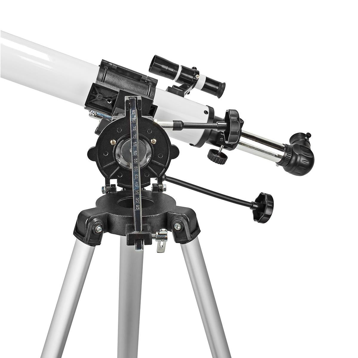 Telescope | Aperture: 70 mm | Focal length: 700 mm | Finderscope: 5 x 24 | Maximum working height: 125 cm | Tripod | Black / White