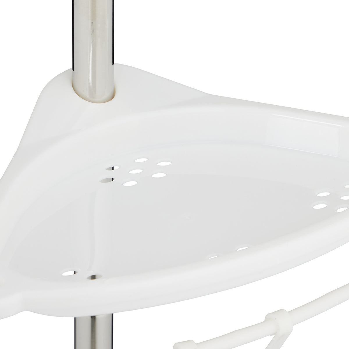 Telescopic Shower Caddy, Height-Adjustable with 4 Baskets