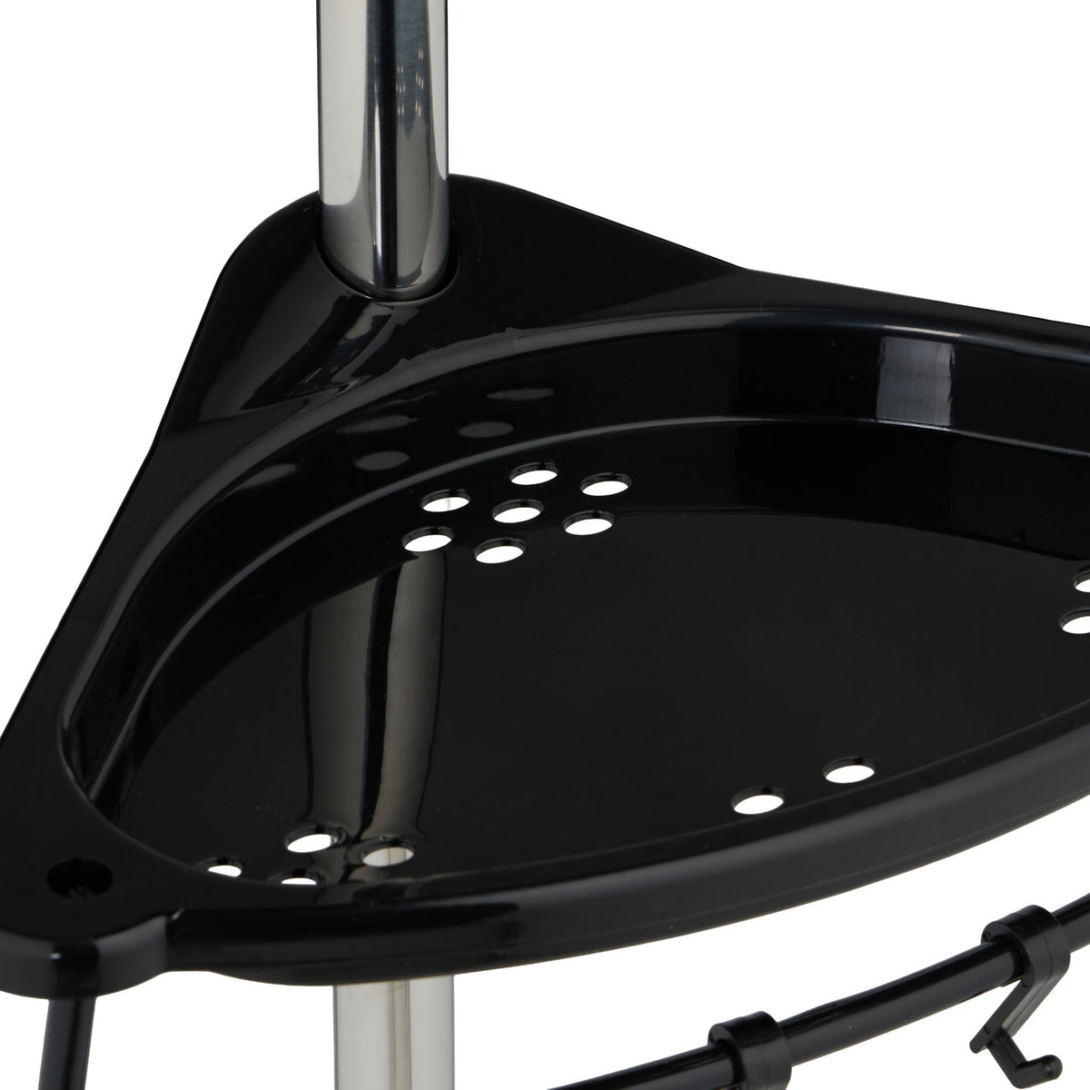 Telescopic Shower Caddy, Height-Adjustable with 4 Baskets