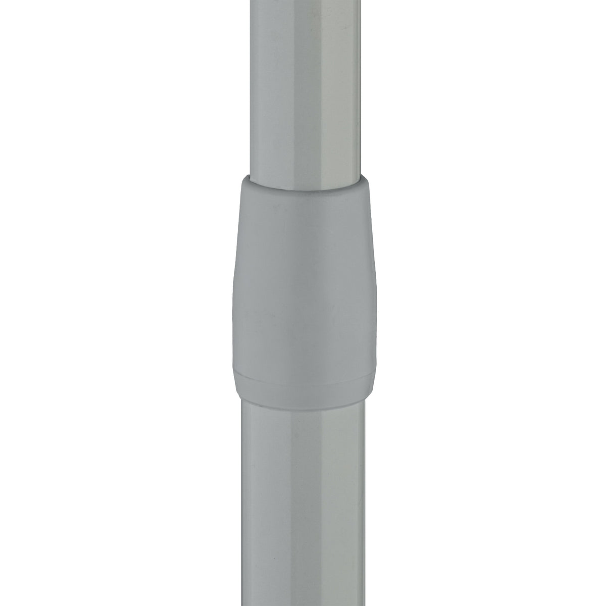 Telescopic bar in stainless steel, gray