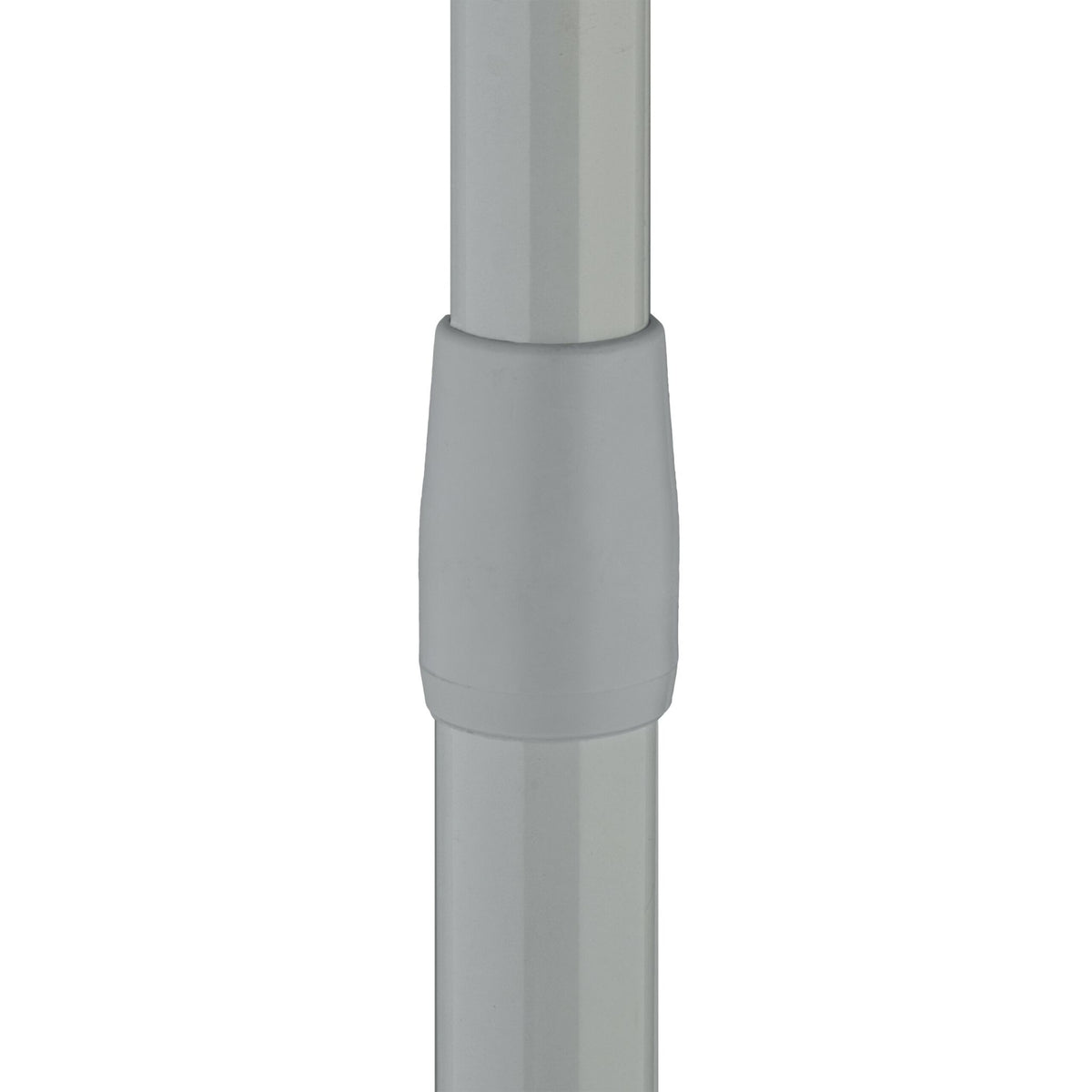 Telescopic bar in stainless steel, gray