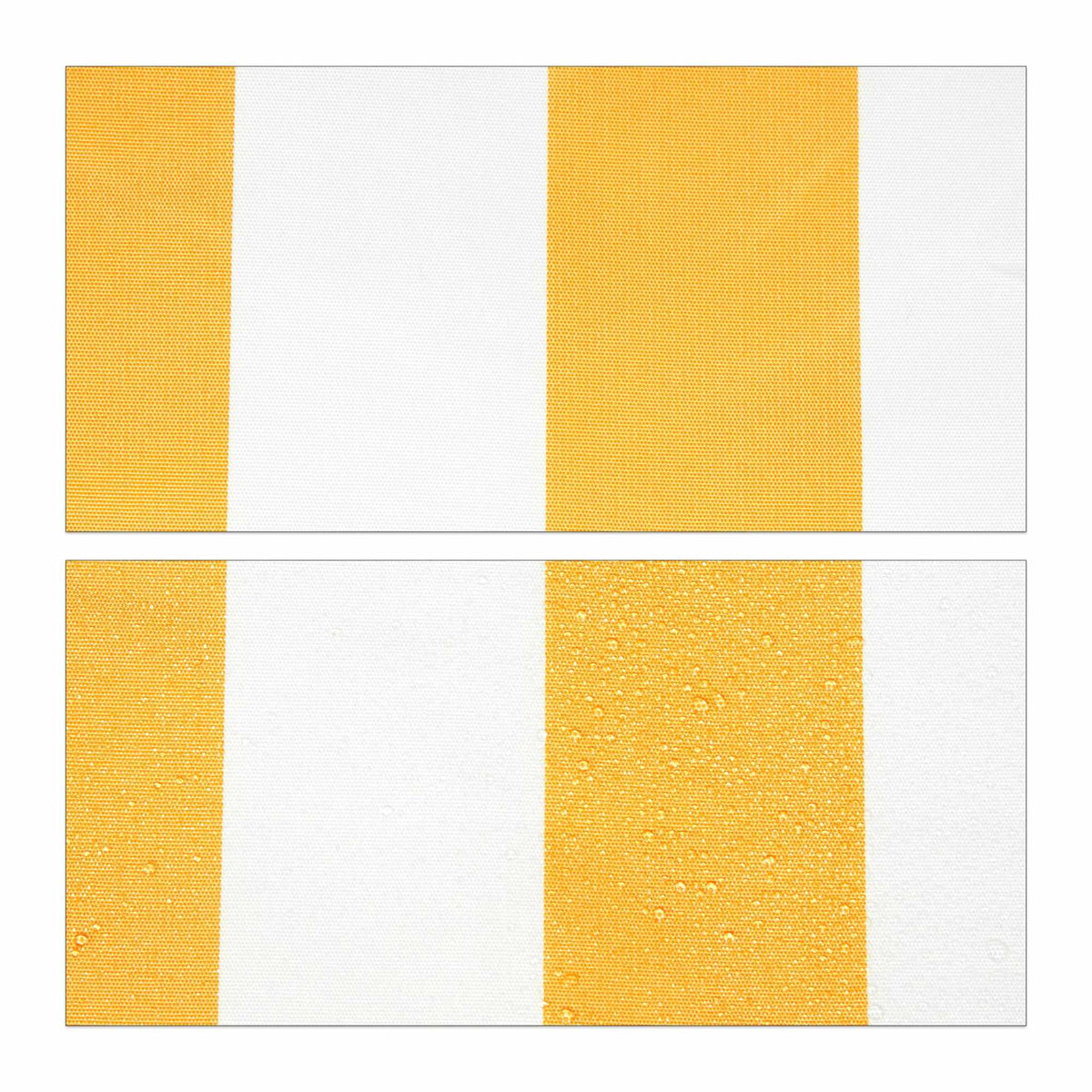 Telescopic roof Yellow/White