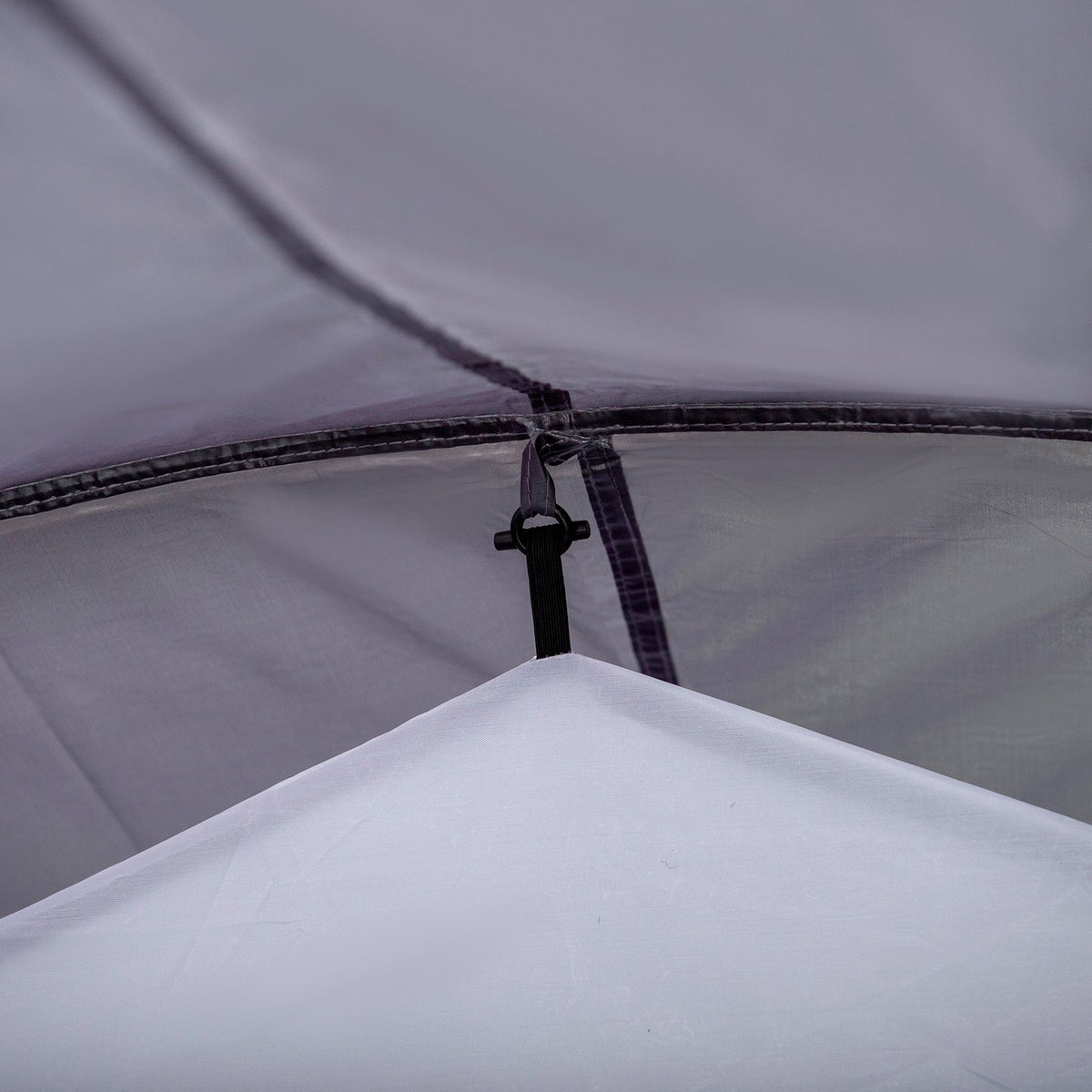 Tent For 2-3 People 190T Tunnel Tent Camping Tent With Pegs Fiberglass Polyester Gray 426 X 206 X 154 Cm