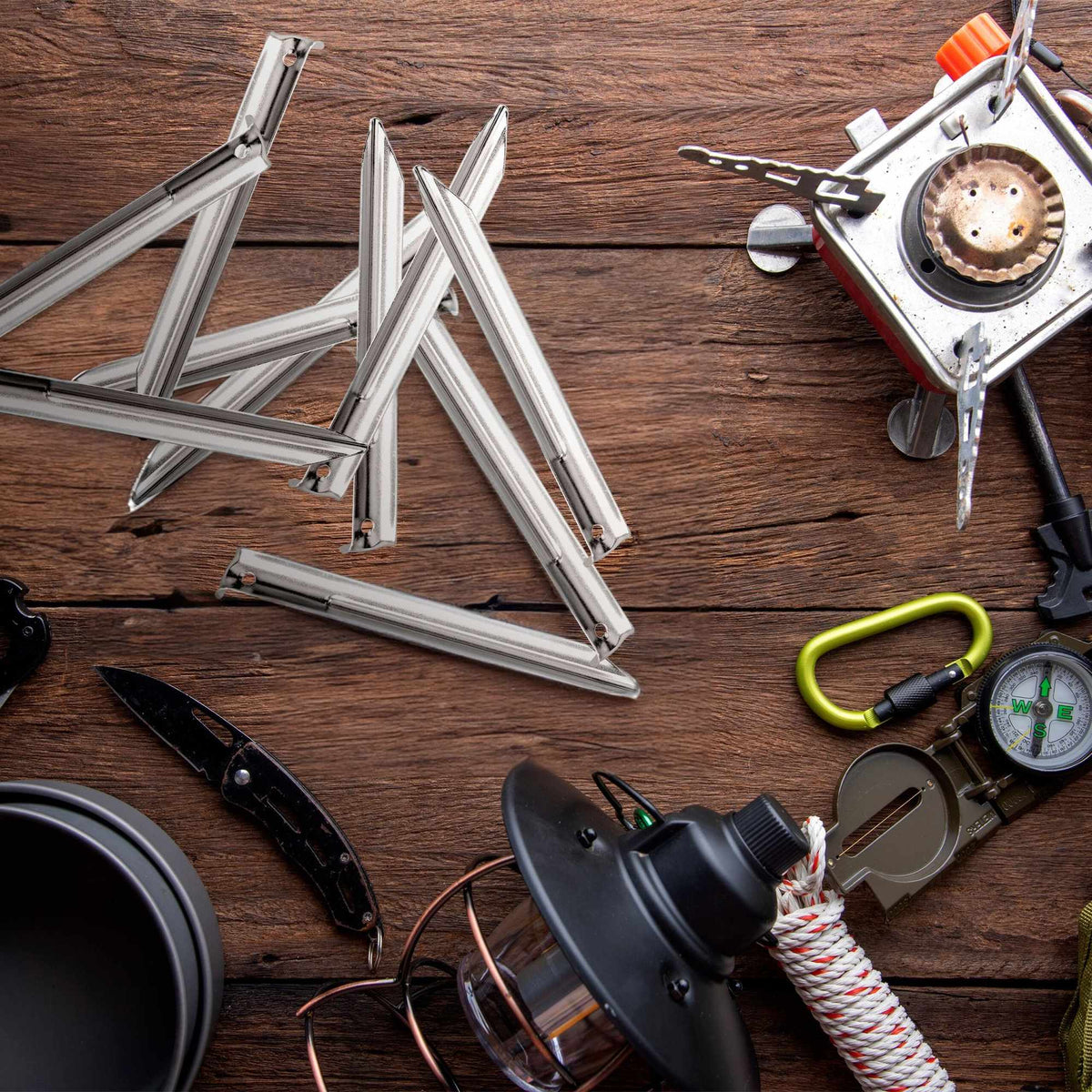 Tent pegs in a set of 25